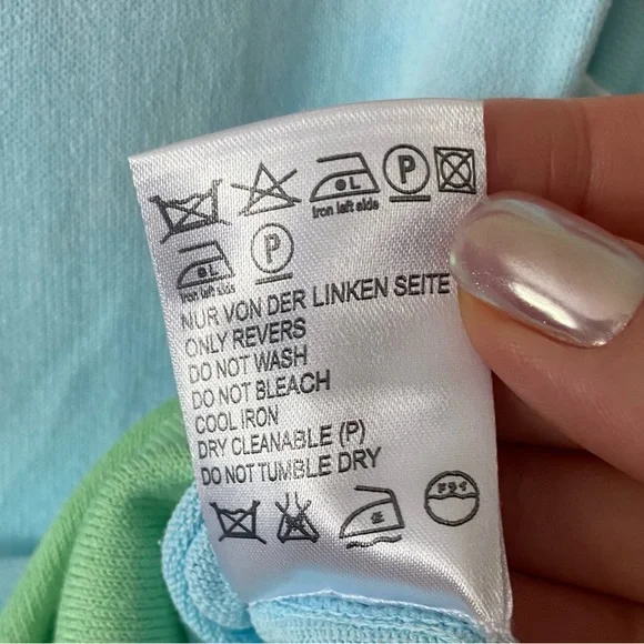 Escada Sleeveless Multicolor Top Size 34 Green Blue White Knit Elegant Summer - Picture 5 of 7